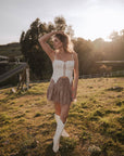 Prairie Lace Up Corset Top