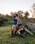 Darlin Denim and Lace Set