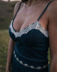 Darlin Denim and Lace Set
