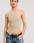 Highway Honey Ribbed-Knit Sweater Top