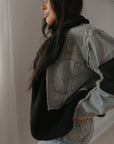 Cortney Denim & Sherpa Jacket